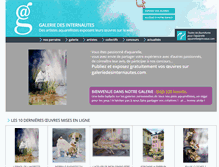 Tablet Screenshot of galeriedesinternautes.com